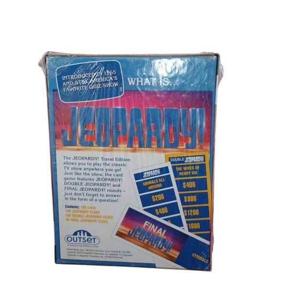 Jeopardy Travel Edition New In Sealed Box 2016 - Picture 2 of 6